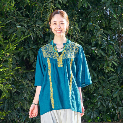 Lucknow Embroidery Tunic Pullover