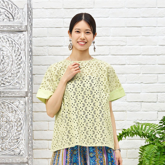 Lace Fabric Pullover