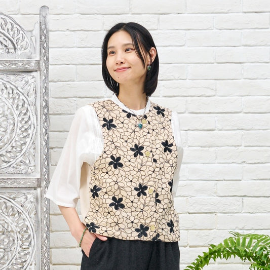 Embroidered Vest