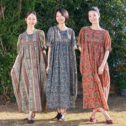 Kalamkari Volume Dress
