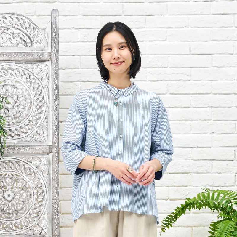 Pinstripe Blouse