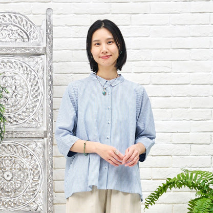 Pinstripe Blouse