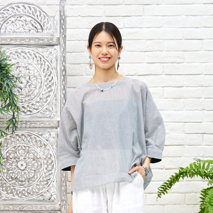 Pinstripe Pullover