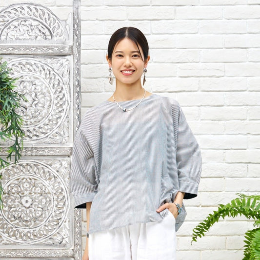 Pinstripe Pullover