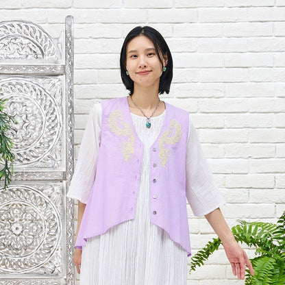 Oriental Embroidery Vest