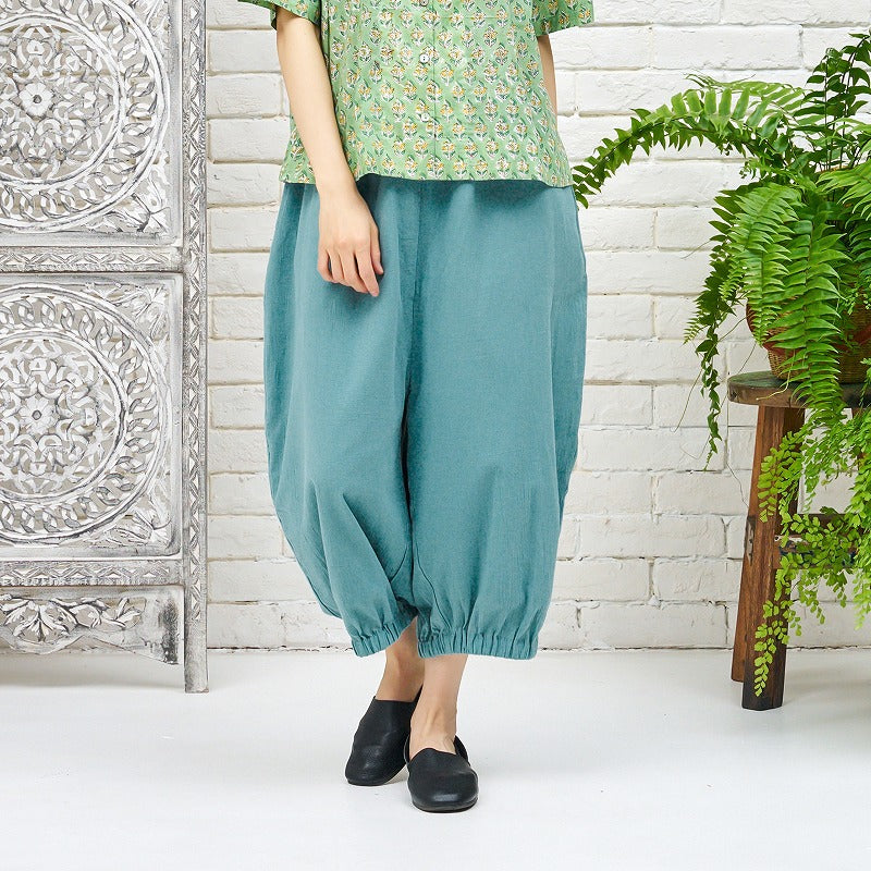 Lightweight Cotton Cocoon Pants