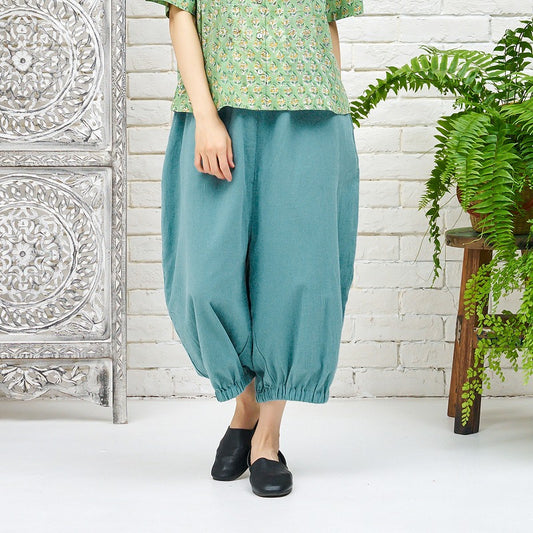 Lightweight Cotton Cocoon Pants