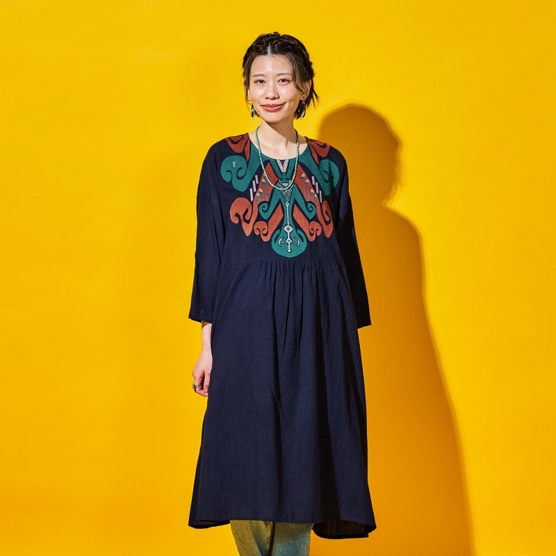 Cotton Egyptian Embroidery Dress