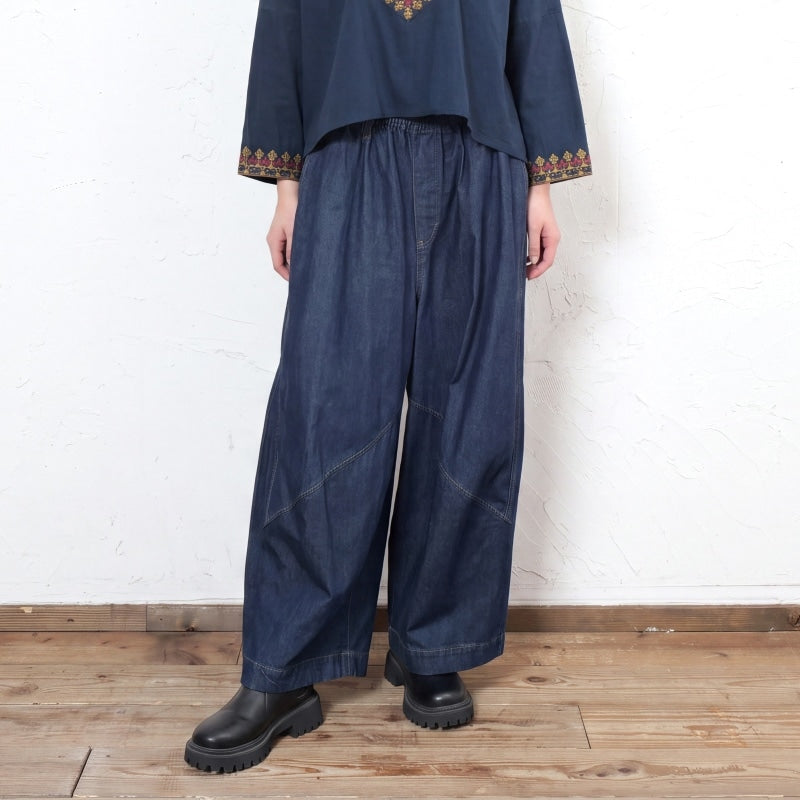 3D Balloon Denim Pants