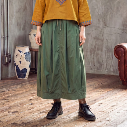 Hem Tuck Skirt