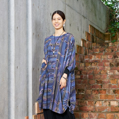 Cotton Hand Brushing Dress