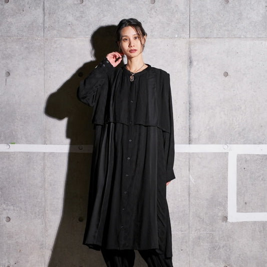 Rayon Front-Opening Dress