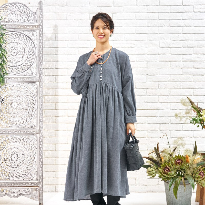 Cotton Dobby Dress
