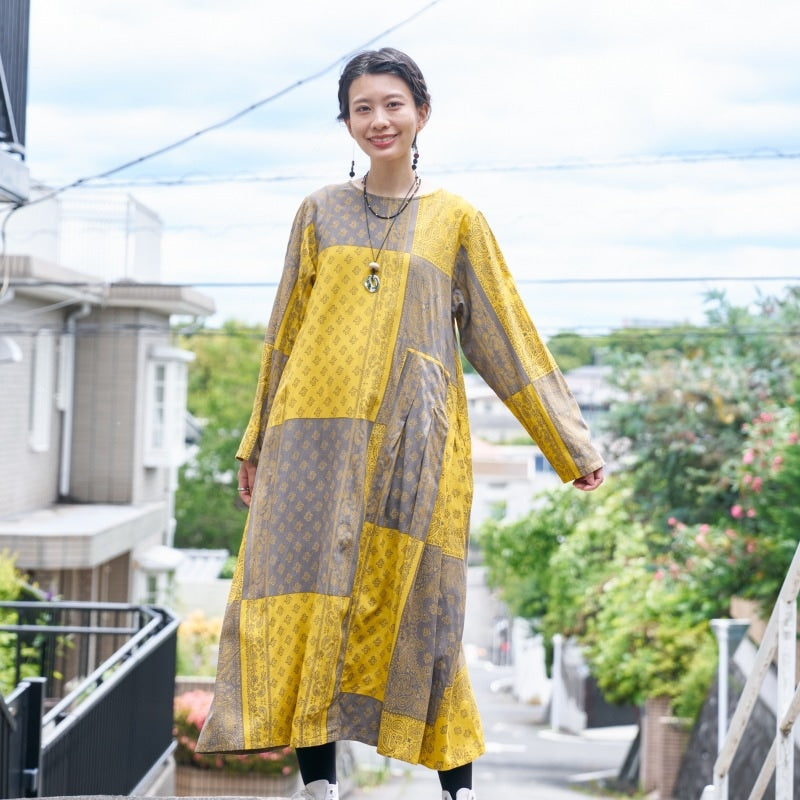 Rayon Bandana Print Dress