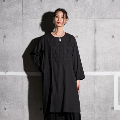 Cotton Drop-Stitch Dress