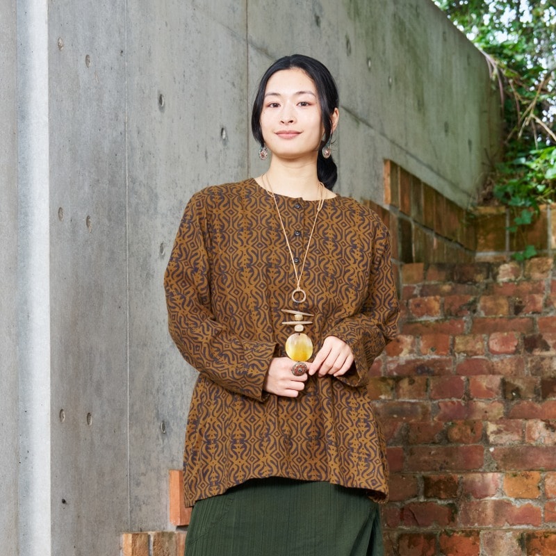 Cotton Block Print Kurta Pullover
