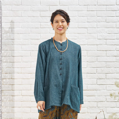 Cotton Melange Blouse