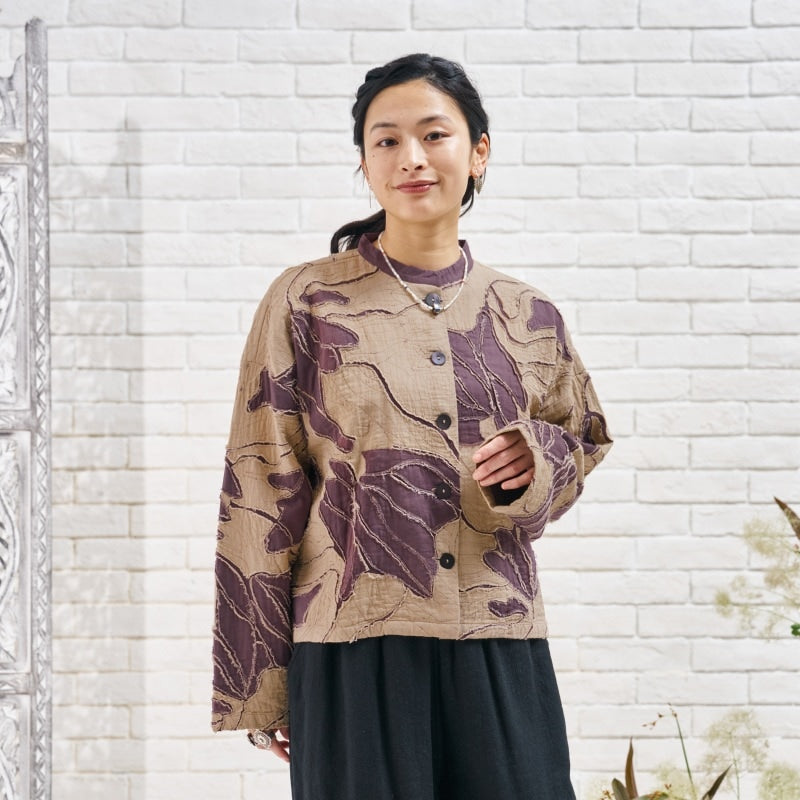 Cotton Layer Cutwork Jacket N