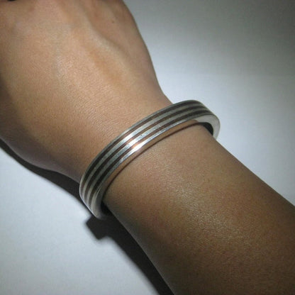 Zilveren Koperen Armband 5 inch