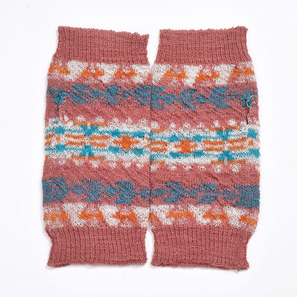 Geometric Border Arm Warmers