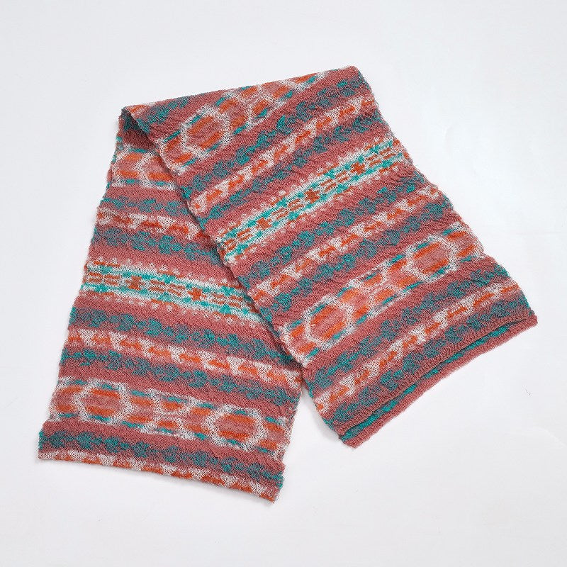 Geometric Border Mini Stole