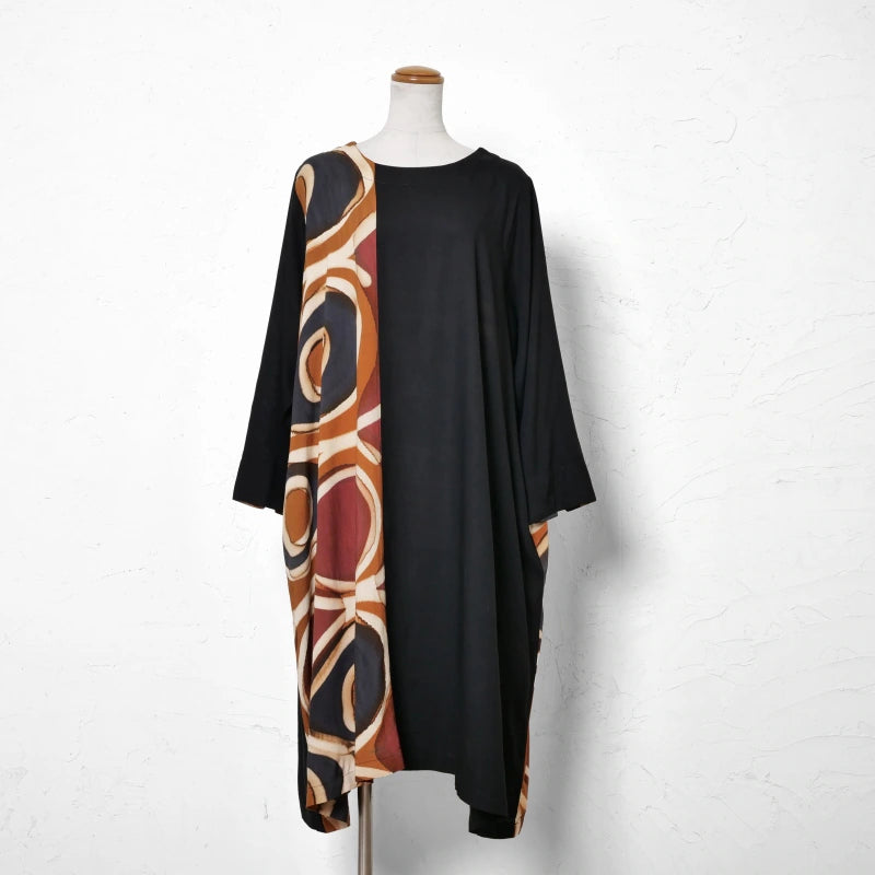 Hand Brushing Combo Dress