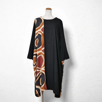 Hand Brushing Combo Dress