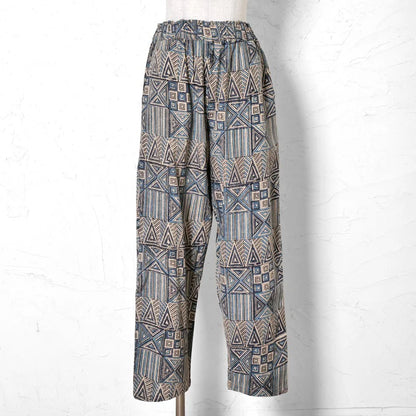 Geometric Triangle Square Print Pants