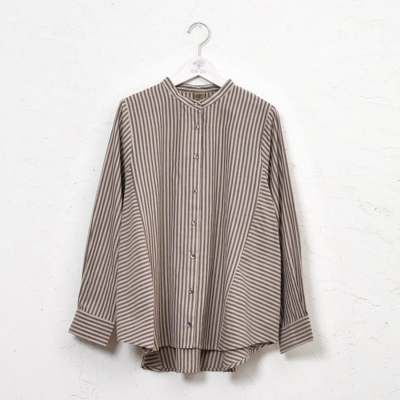 Stripe Panel Blouse