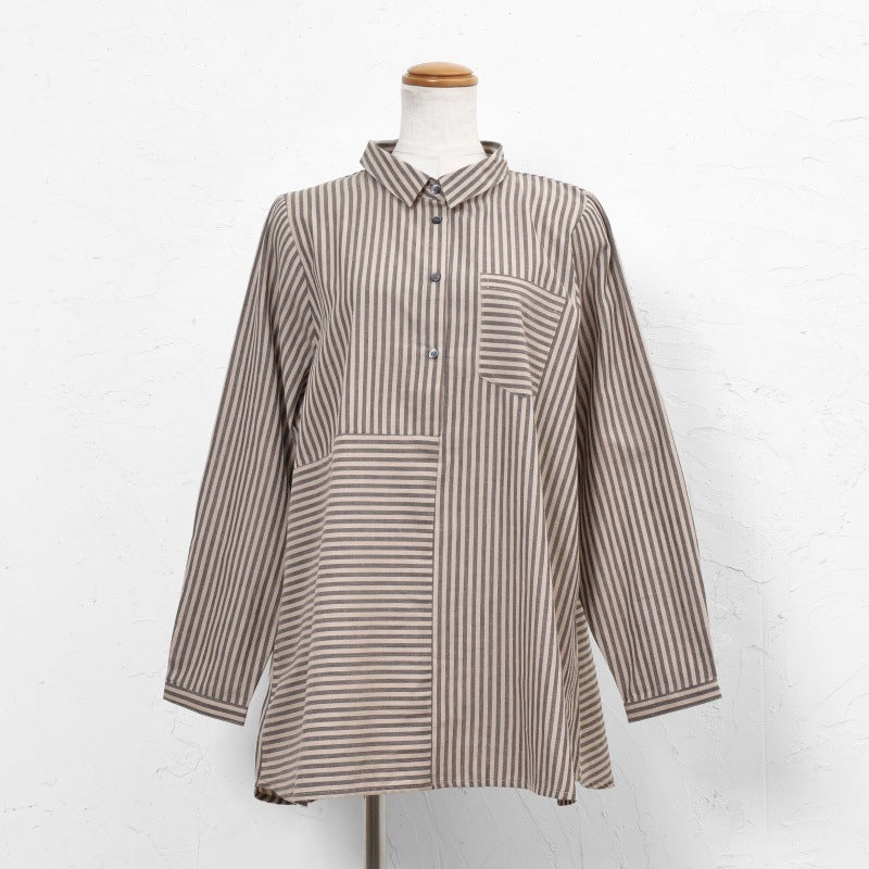 Stripe Accent Pullover N