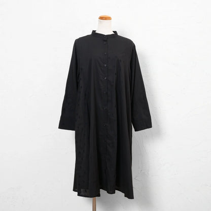 Front-Open Dot Switch Dress