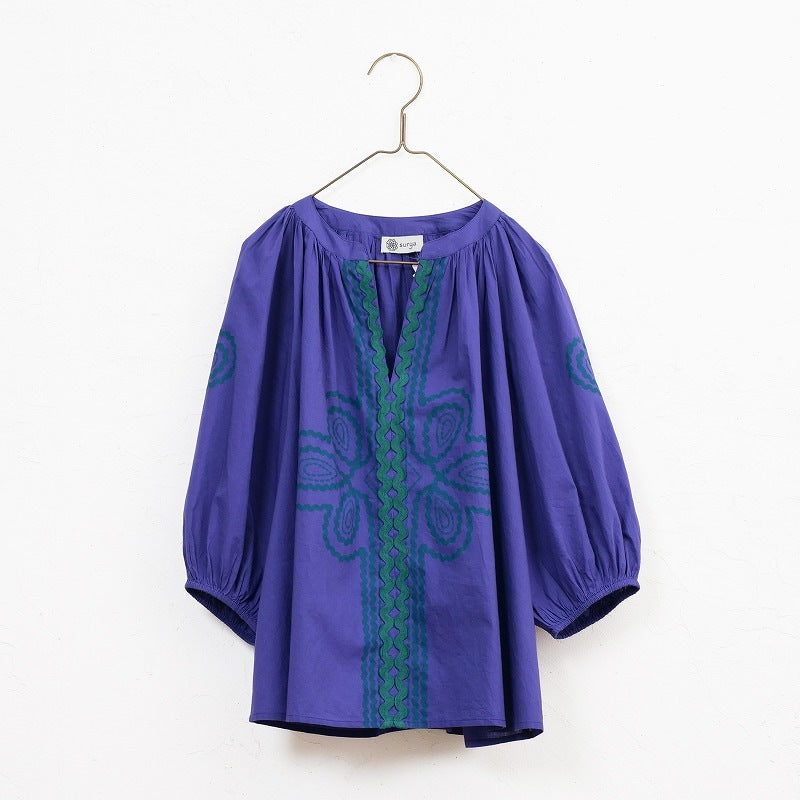Cord Embroidered Pullover