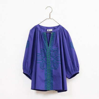 Cord Embroidered Pullover