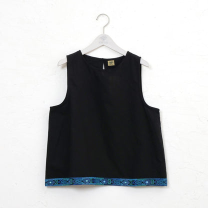 Embroidered Tape Pullover