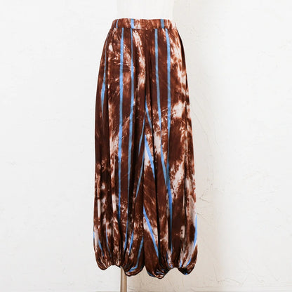 Tie-Dye Stripe Pants