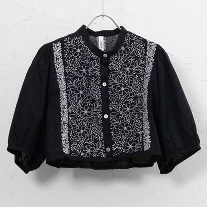 Lakhnavi Embroidery Short Blouse