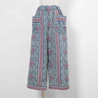 Indigo Print Pants