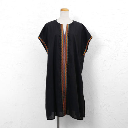 Geometric Embroidery Dress