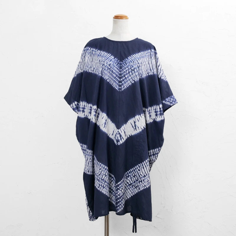 Tie-Dye Drawstring Dress