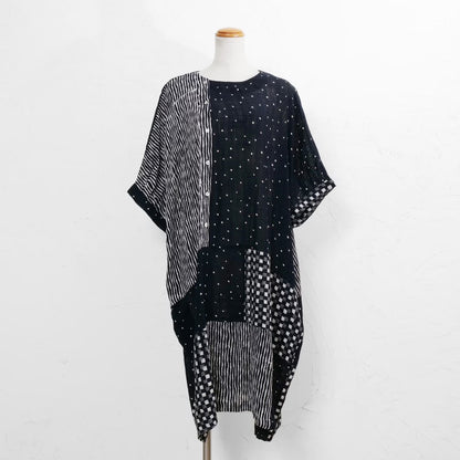 Block Print Patchwork Dress