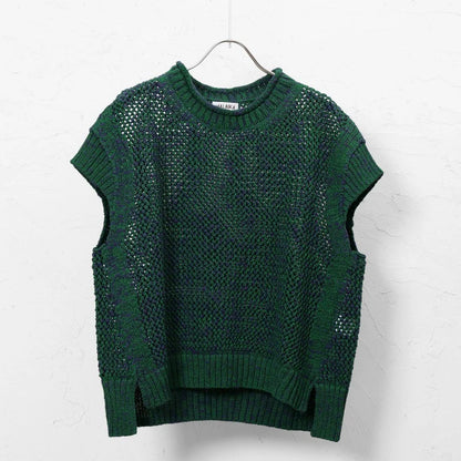 Straw Yarn Mesh Pullover