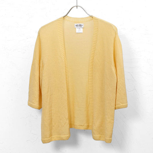 Summer Merino 3/4 Sleeve Cardigan M Size