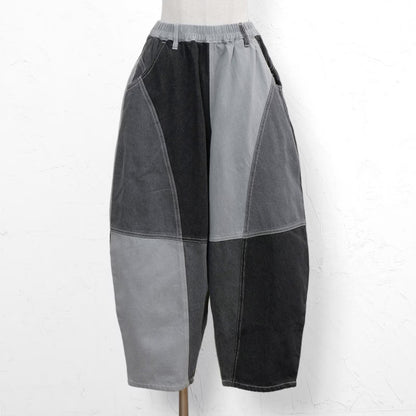 Patchwork Denim Ball Pants