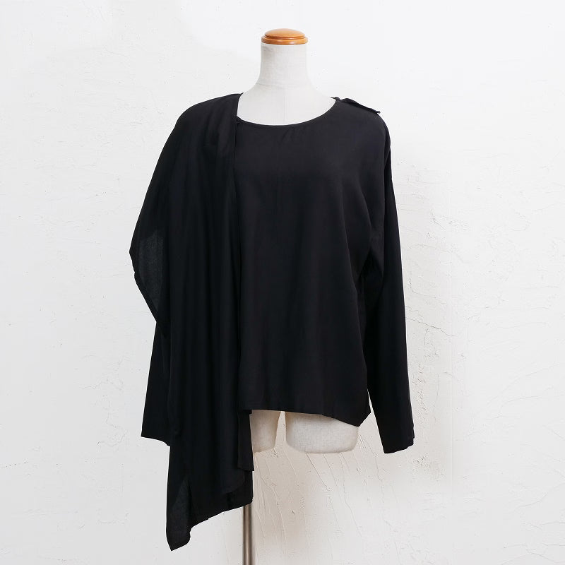 Rayon Layered Arrangement Pullover