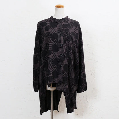 Rayon Dot Print Blouse