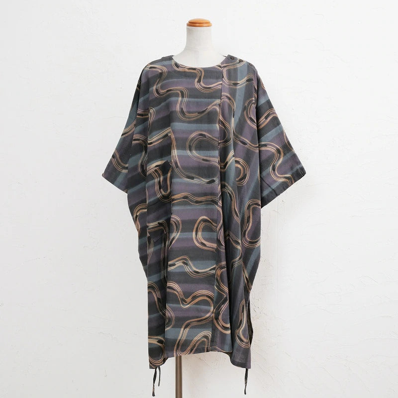 Cotton Hand Brushing Dress