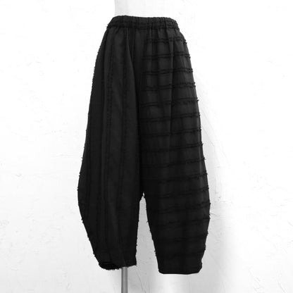 Cotton Cut-Off Sarouel Pants