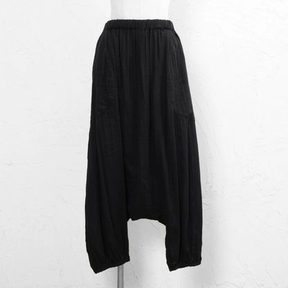 Cotton Double Gauze Sarouel Pants