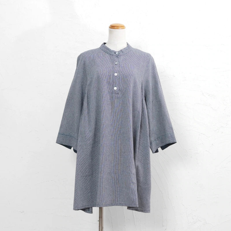 Cotton Dobby Tunic Dress