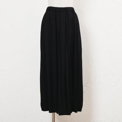 Rayon Twill Tuck Balloon Skirt
